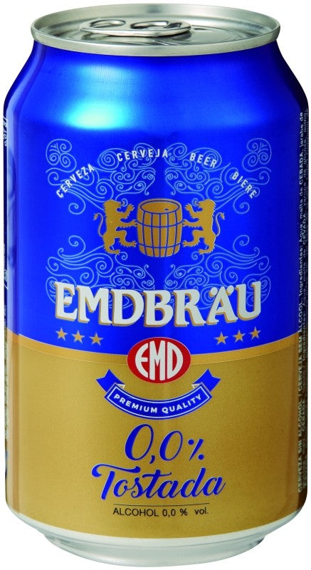 CERVEZA EMDBRÄU LT 330 0'0% TOSTADA