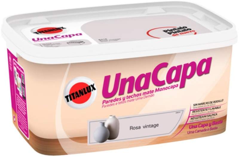 TITANLUX UNA CAPA 4L ROSA VINTAGE