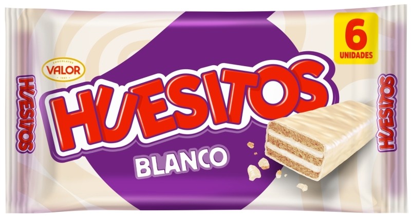 CHNAS HUESITOS VALOR BCO 20G PK6