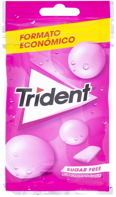 CHICLE TRIDENT 43,5G BUBBLEMINT