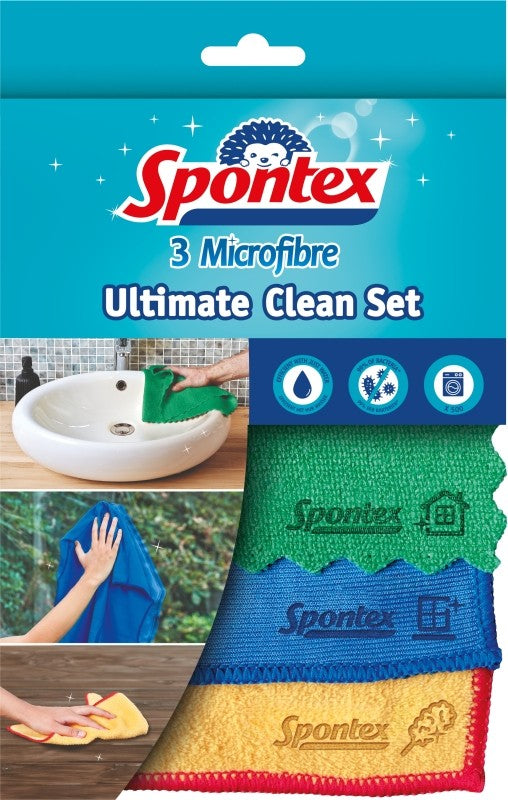 BAYETA SPONTEX MICROF CLEAN SET 3U