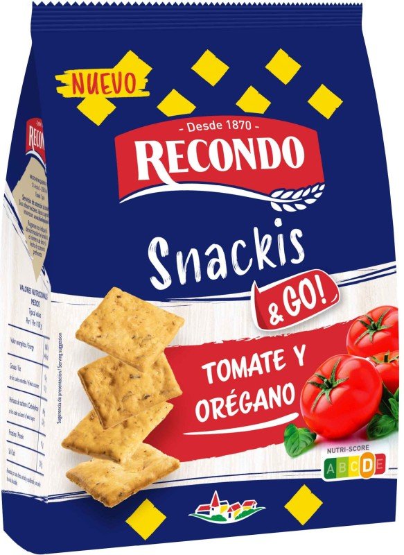 SNACKIS TOMATE&OREGANO RECONDO 90G