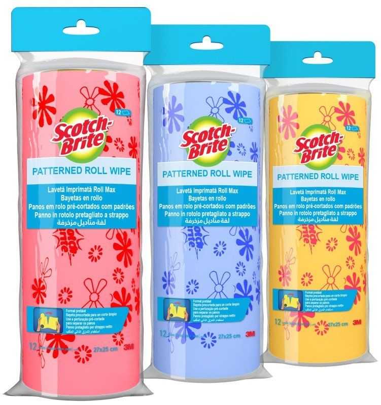 BAYETA S BRITE ESTAMPADA ROLLO 12U