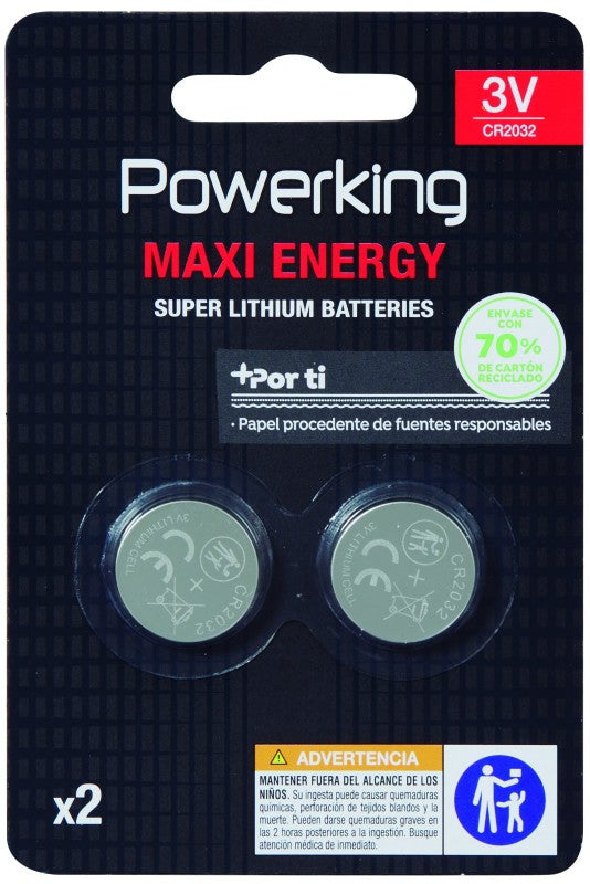PILA ALC POWERKING CR2032 BLT-2U