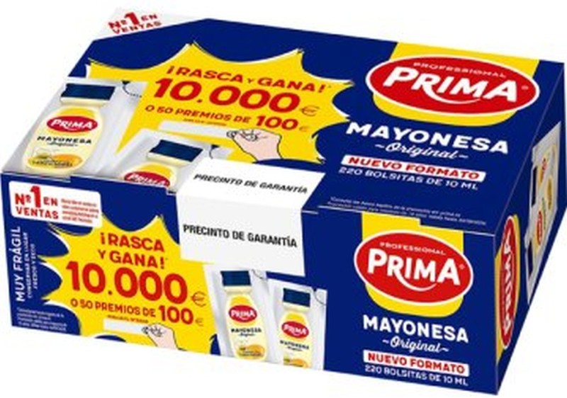 MAYONESA PRIMA CAJA 10ML 220SB