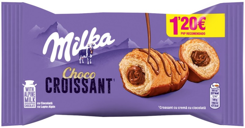 CROISSANT MILKA 50G CHOCO PVP 1,20¤