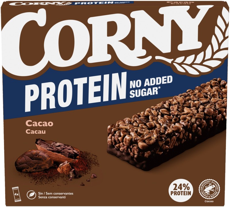BARRITA CORNY 4X25G PROTEIN CHOCO