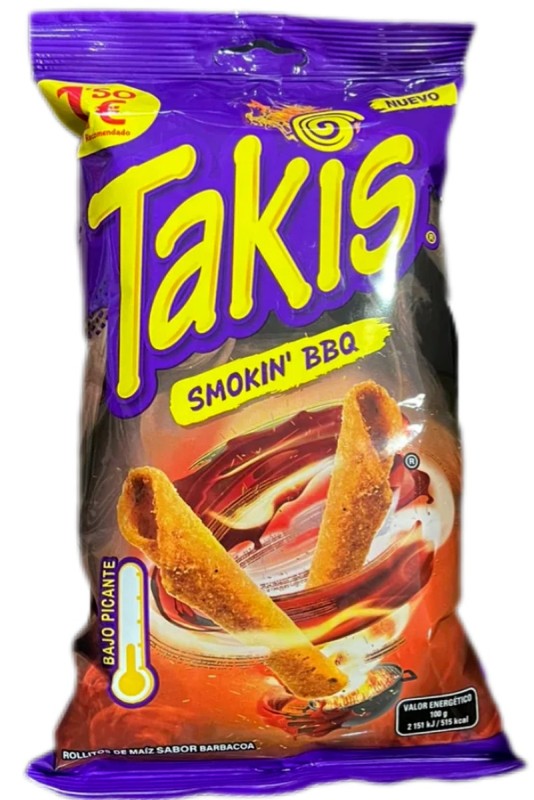 ROLLITOS MAIZ TAKIS SMOKIN BBQ 90G