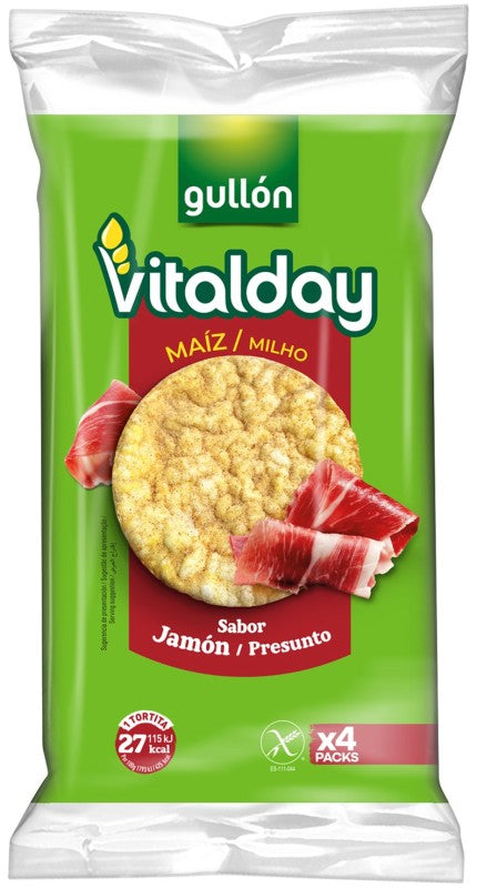 TORTI MAIZ GULLON VITAL 103 JAMON