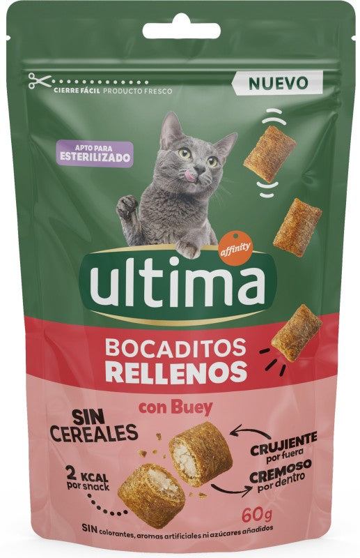 ULTIMA SNACKS GATO BOC RELLENO 60G