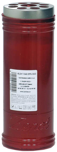 VELON ZEPOL ROJO 7 DIAS C/CAP
