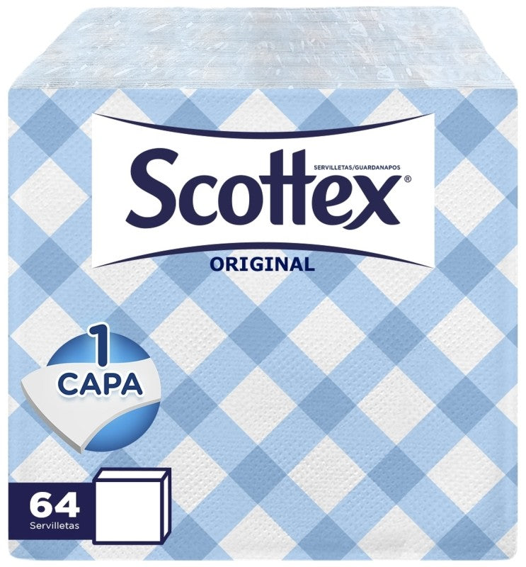 SERVILLETA SCOTTEX CUA 1C 30X30 64U