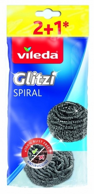 ESTR VILEDA ACERO INOXIDAB 2+1U