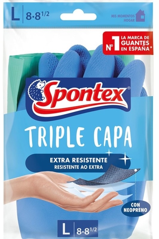 GUANTE SPONTEX TRIPLE CAPA L