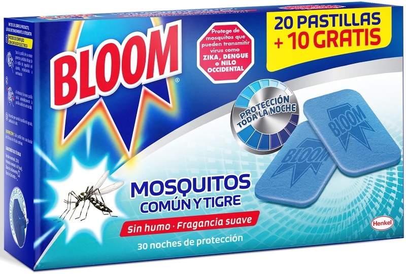 BLOOM ELECT REC 20+10 PASTILLAS