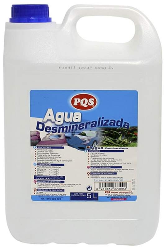 AGUA DESTILADA PQS 5L