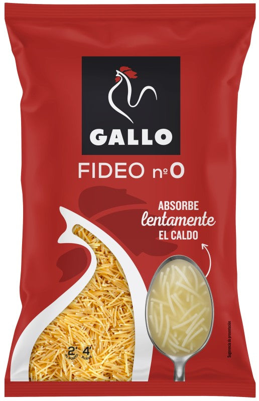 PASTA GALLO FIDEOS N.0 250