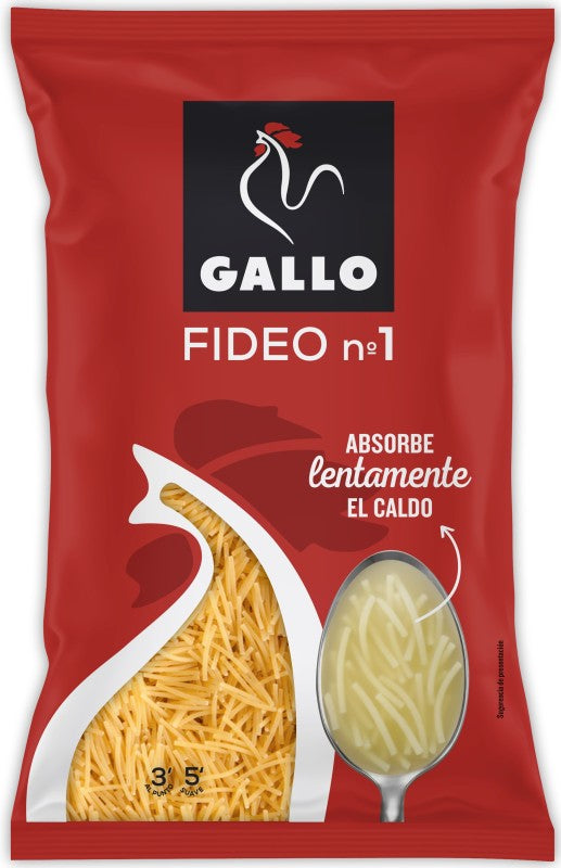 PASTA GALLO FIDEOS N.1 250