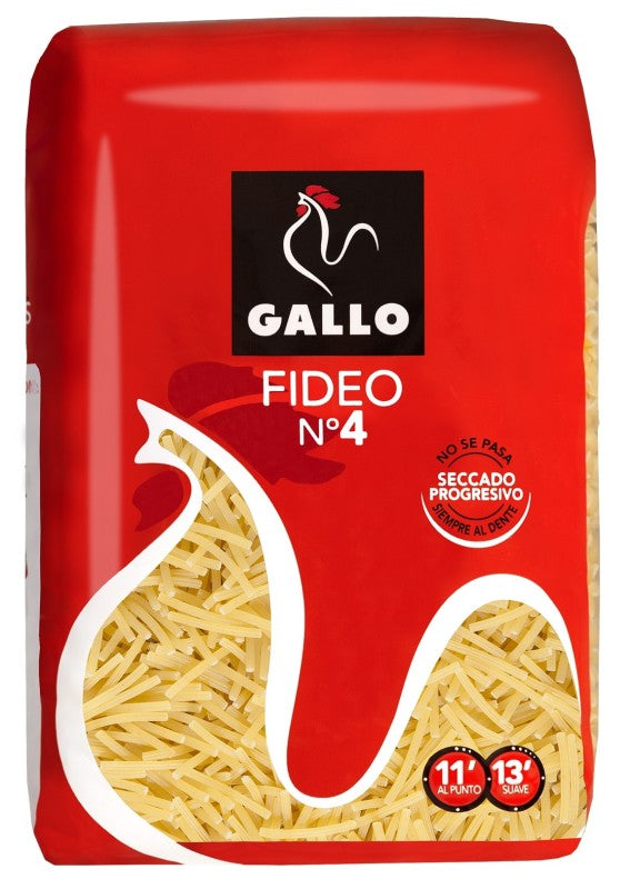 PASTA GALLO FIDEOS N.4 450