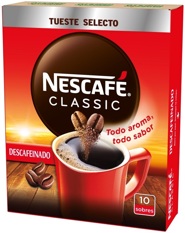 CAFE SOLUB NESCAFE DESCAF 10 SB