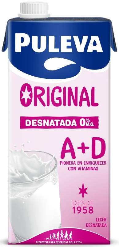 LECHE DESNATADA PULEVA BK 1L