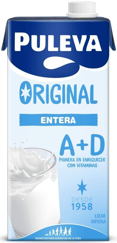 LECHE ENTERA PULEVA BK 1L