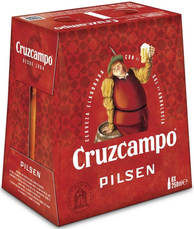 CERVEZA CRUZ. 1/4 S/R PK6      4,8G