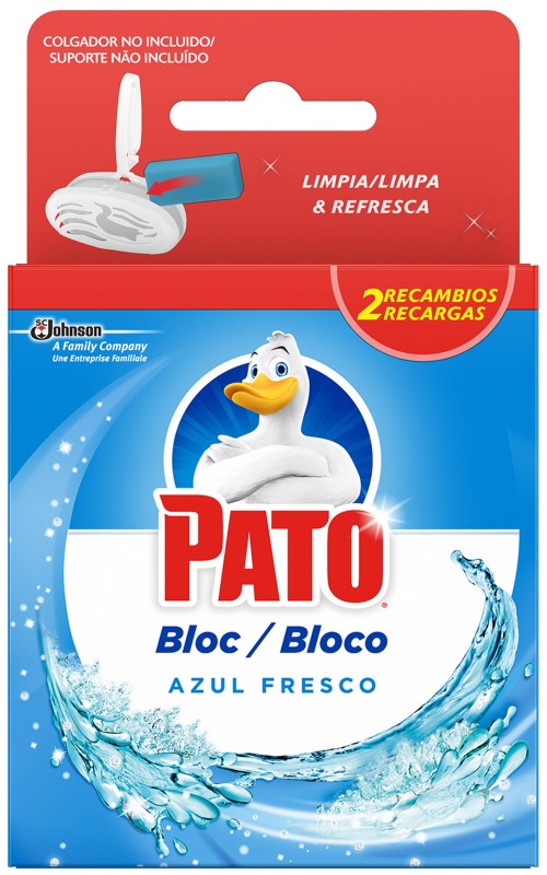 PATO WC BLOC REC AZUL FRESCO DP