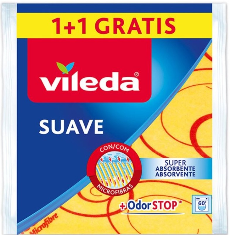 BAYETA VILEDA SUAVE 1+1 35X40