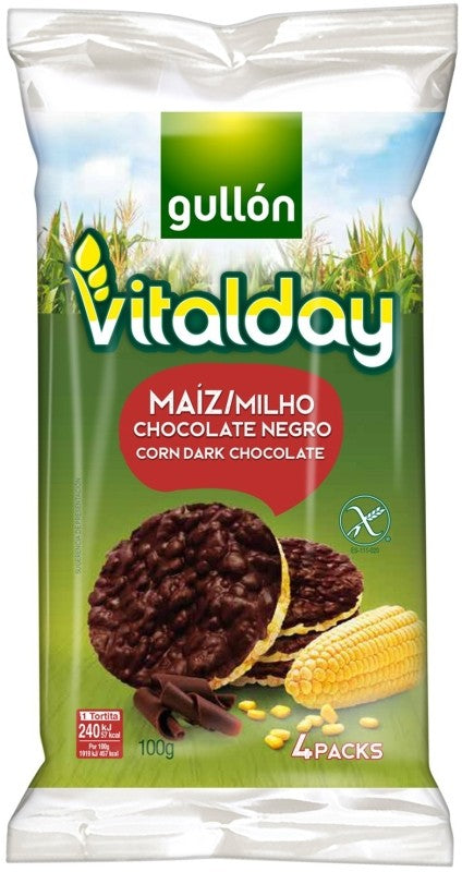 TORTI MAIZ GULLON VITAL 100 CHOCO