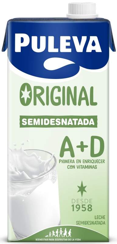 LECHE SEMI-DESN PULEVA BK 1L