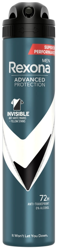 DESOD REXONA SP 200 ADV INVISIB MEN