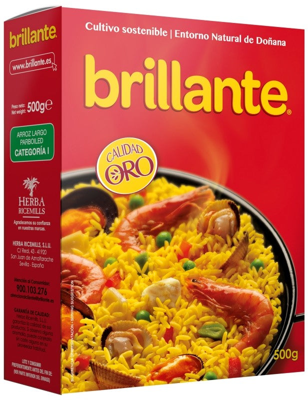 ARROZ BRILLANTE PTE  500G