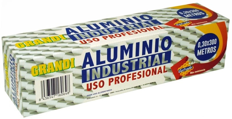 PAPEL ALUMINIO GRANDI 300 M