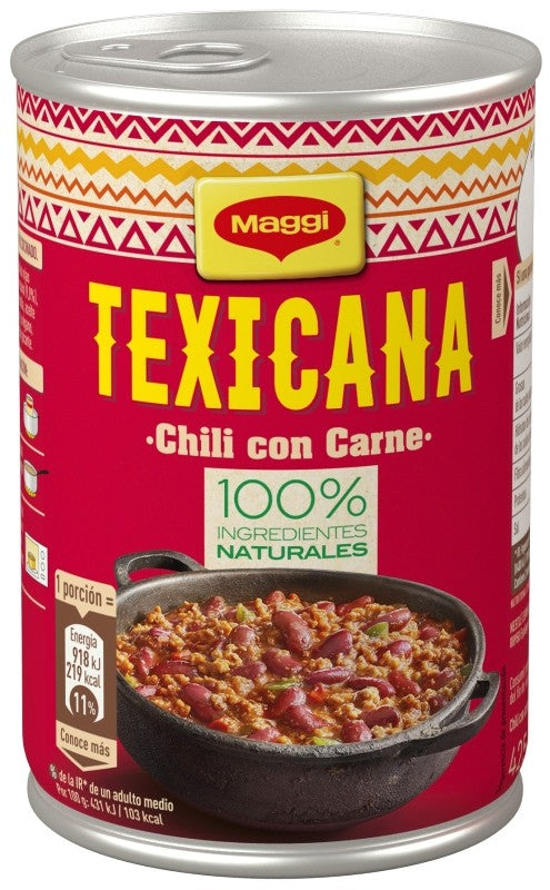 TEXICANA CHILI-CARNE MAGGI LT 425G