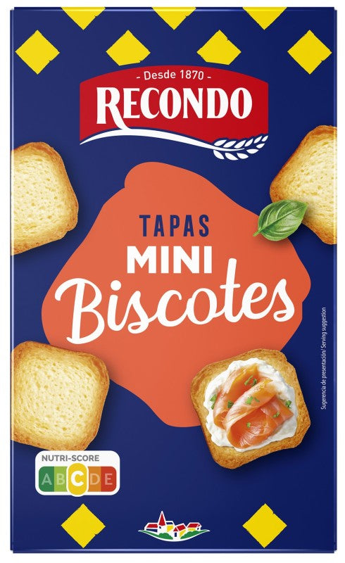 MINI BISCOTTES RECONDO 60R  120GR