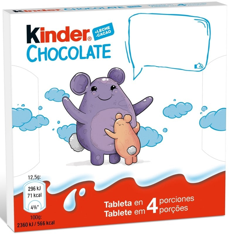 CHNAS KINDER 50G 4/BARRITAS