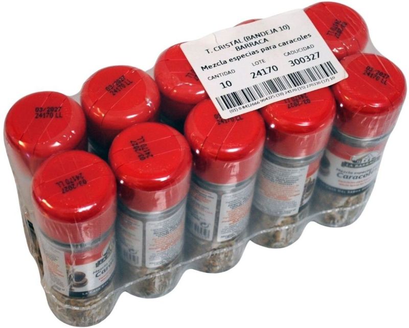 ESP CARACOLES GR BARRACA T/CRIS 10U