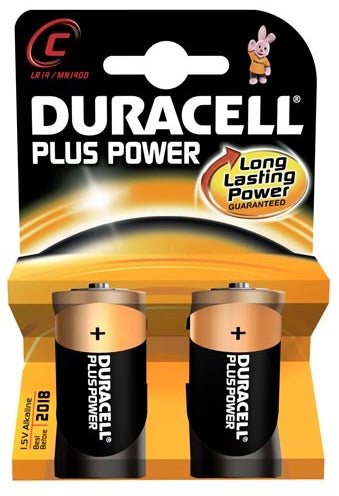 PILA DURACELL PLUS POW LR14 BLT-2U