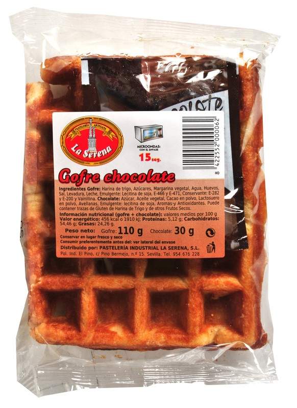 GOFRE CON CHOCOLATE UNIDAD 110G
