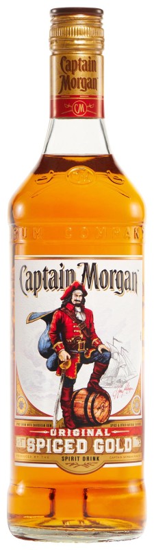 RON CAPITAN MORGAN 0,70 GOLD    35G