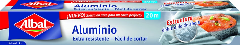 PAPEL ALUMINIO ALBAL ALU 20 M