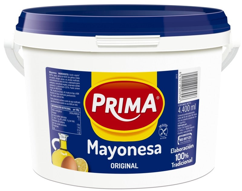 MAYONESA PRIMA CUBO 4,4K