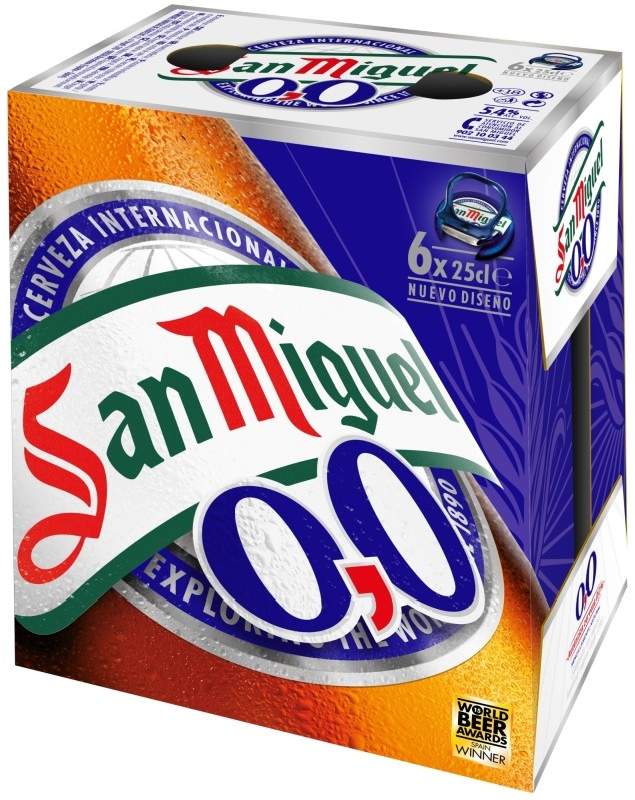 CERVEZA S MIGUEL 1/4 0'0% PK6