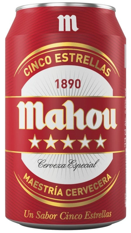 CERVEZA MAHOU LT 330 5 ESTRELL 5,5G
