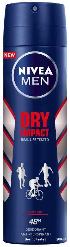 DESOD NIVEA SP 200 MEN DRY IMPACT