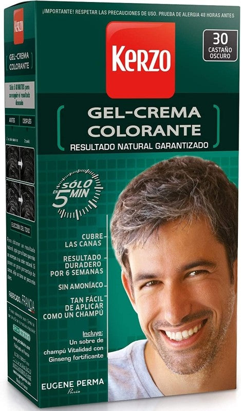 COLORANTE KERZO HOMBRE CASTAÑO OSC