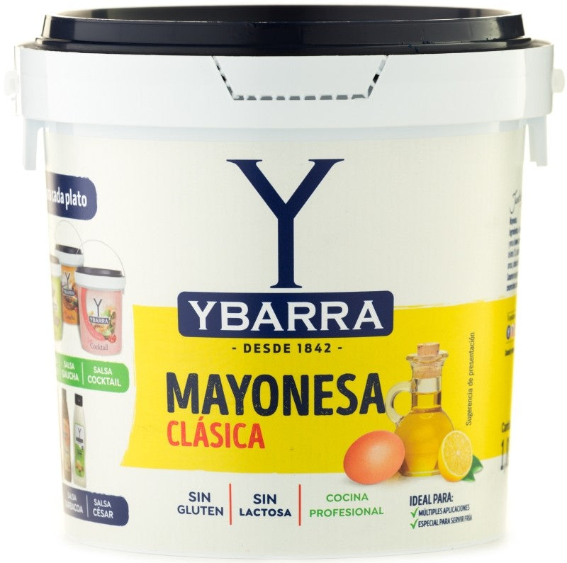 MAYONESA YBARRA CUBO 1800