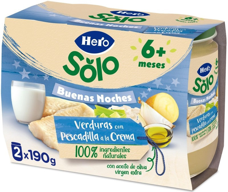 BUENAS NOCHES HERO CREM PESC 2X190G
