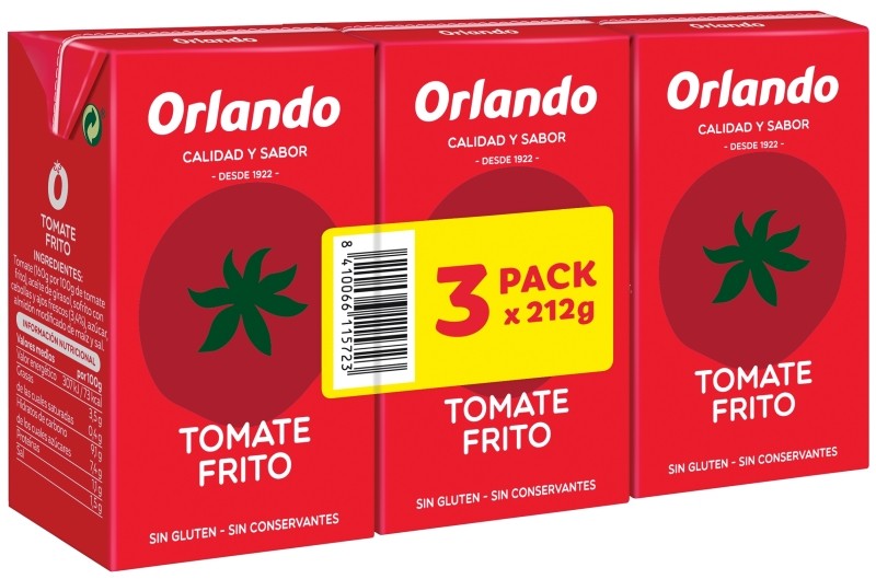TOMATE FRITO ORLANDO BK 210G PK3